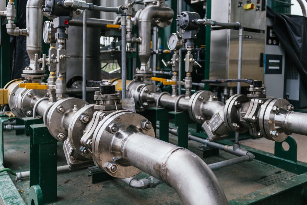 closeup shot of a cylindrical grinder industrial concept